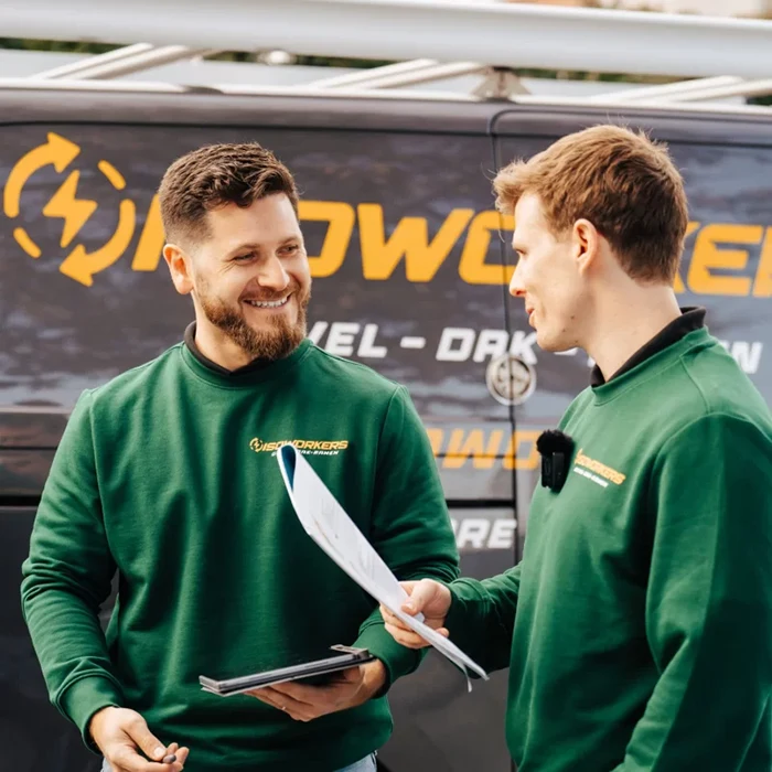 Diego en Laurens van Isoworkers