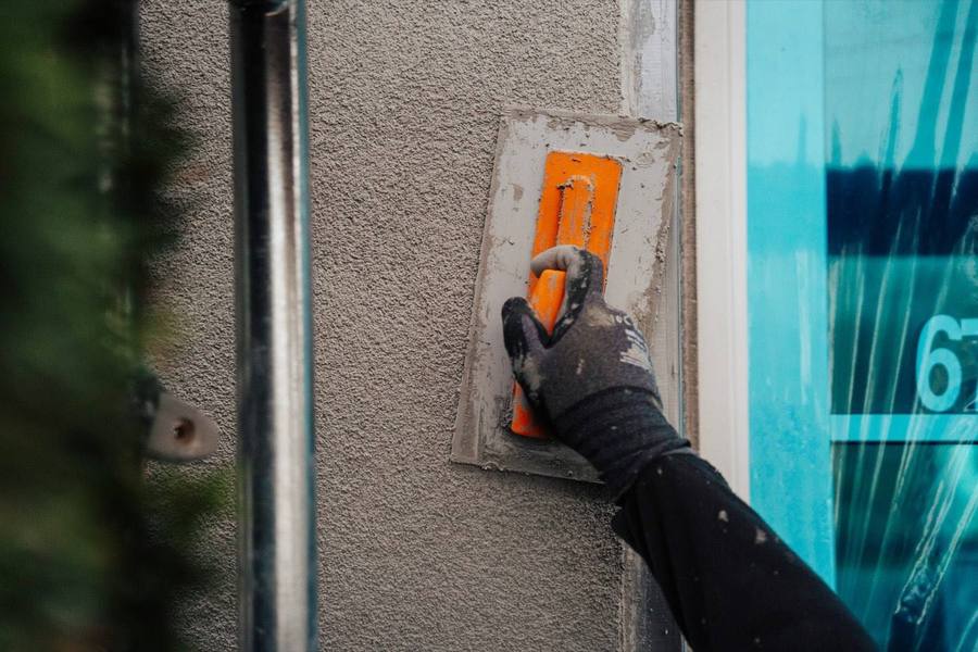 Plaatsing van gevelisolatie 03