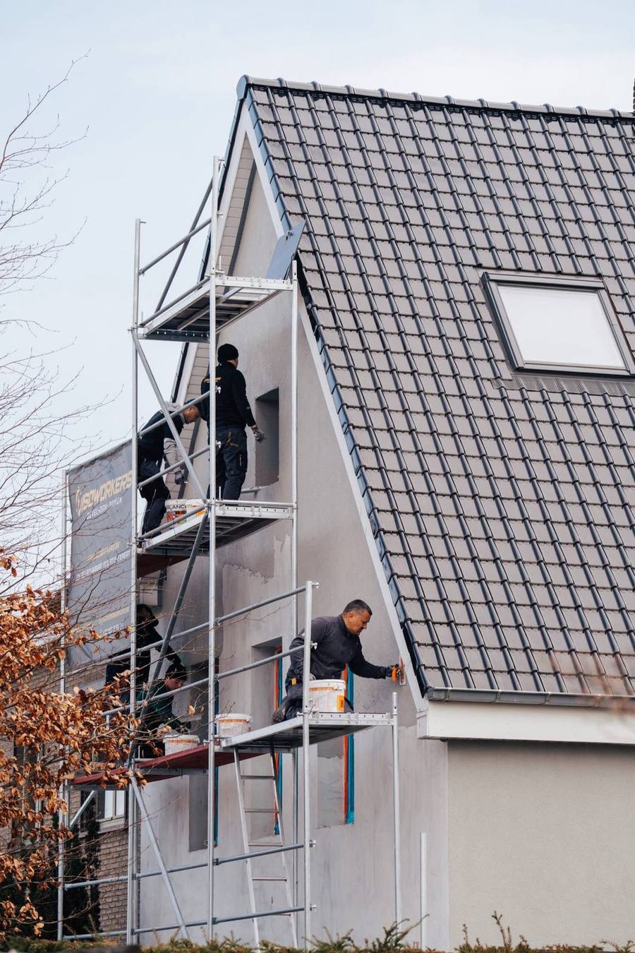 Plaatsing van gevelisolatie 02