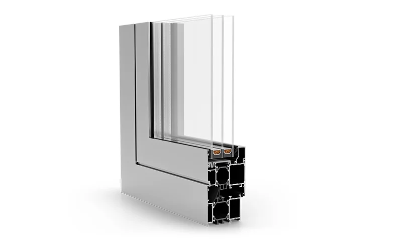 Aluminium door Isoworkers