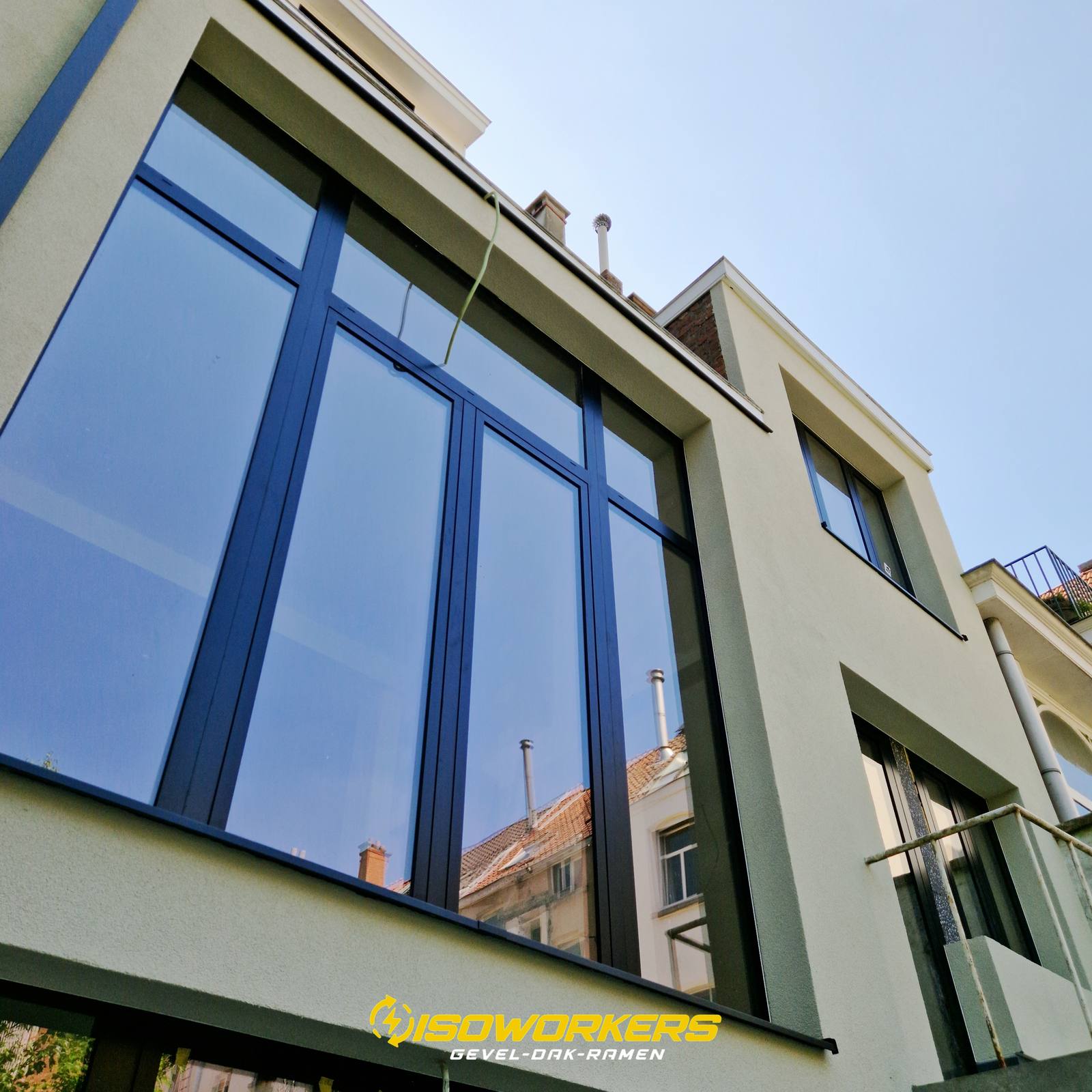 Gevelisolatie met crepi in Gent door Isoworkers 11