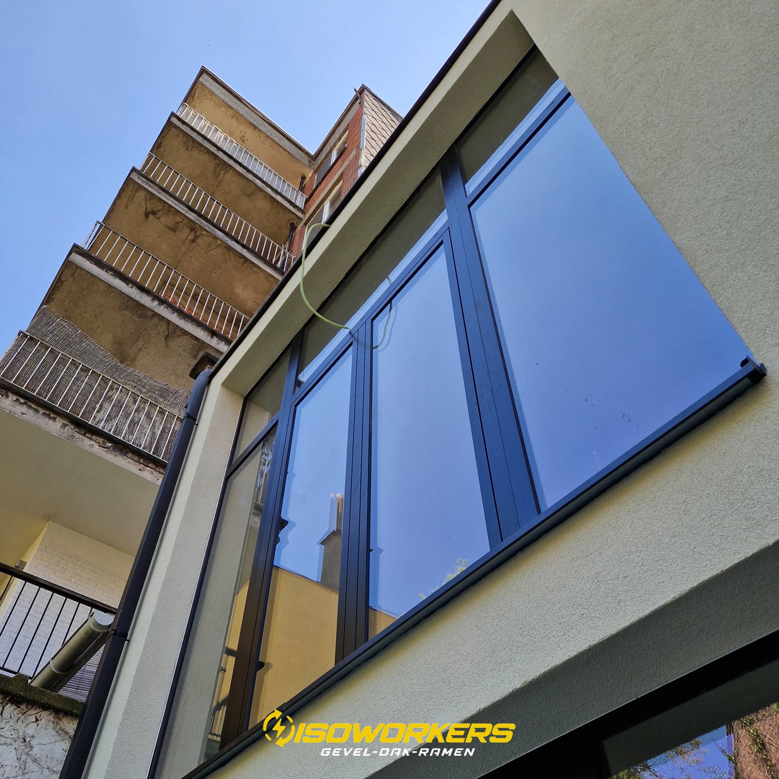 Gevelisolatie met crepi in Gent door Isoworkers 12