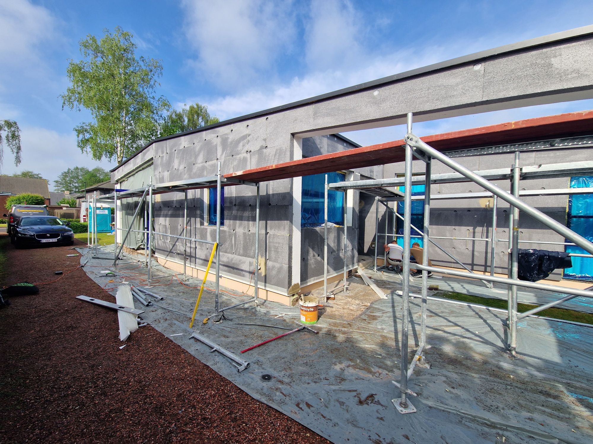 Gevelisolatie met crepi in Gent door Isoworkers 25