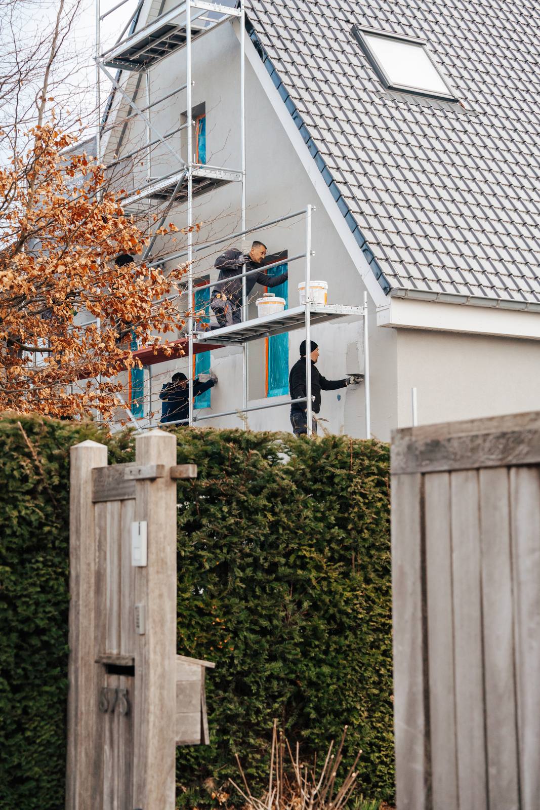Gevelisolatie met crepi in Gent door Isoworkers 42