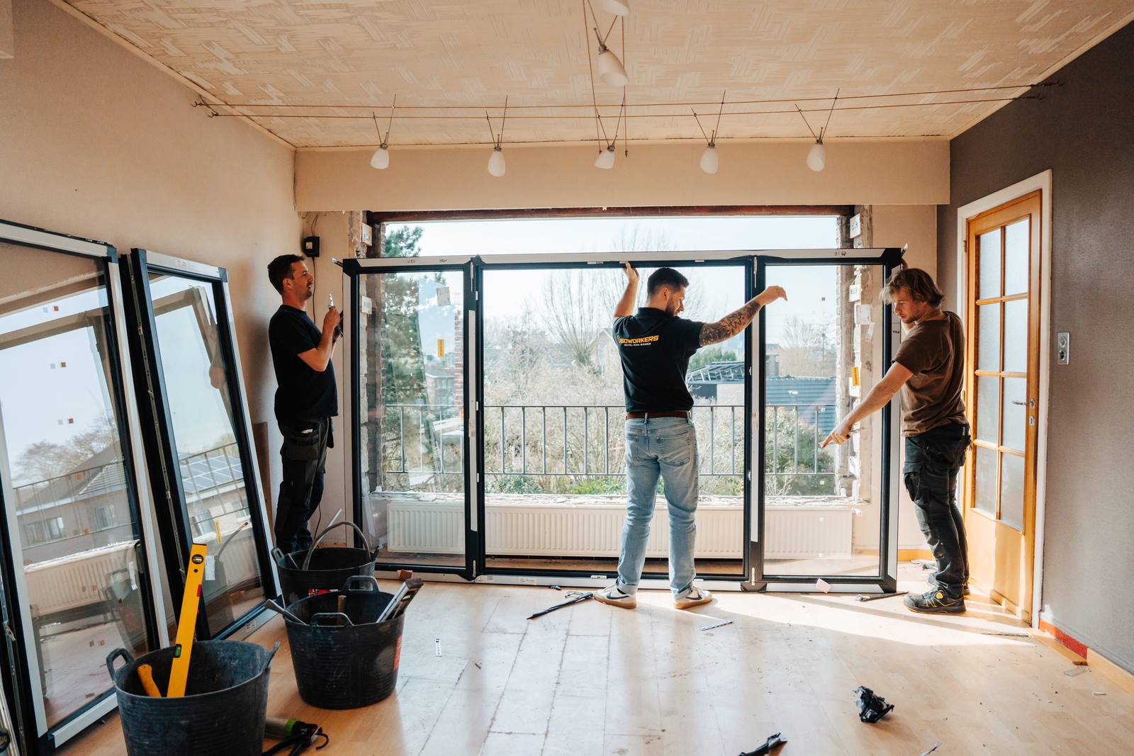 Plaatsing van ramen en deuren in Gent door Isoworkers 14