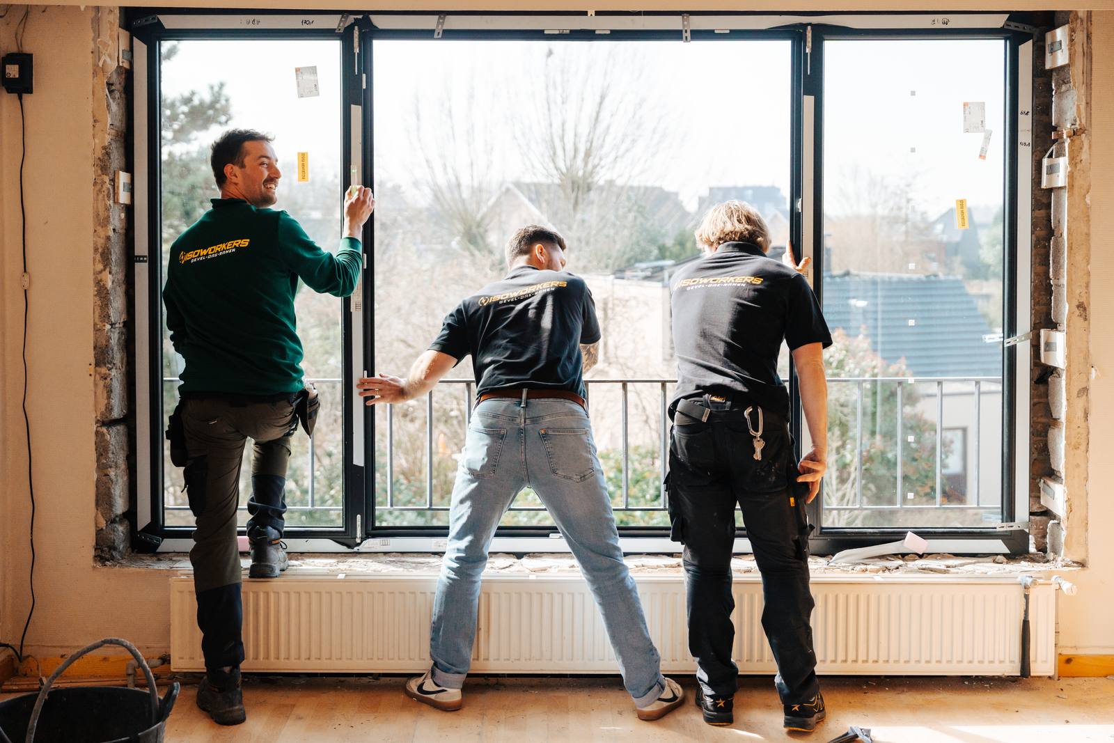 Plaatsing van ramen en deuren in Gent door Isoworkers 16