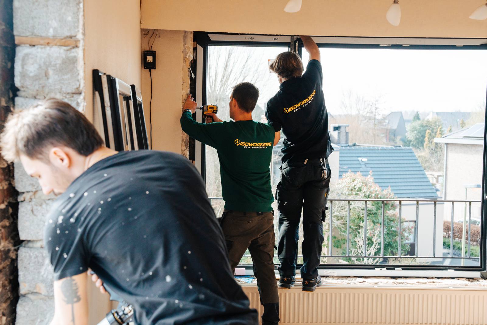 Plaatsing van ramen en deuren in Gent door Isoworkers 23