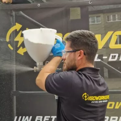 Spuitkurk gevelisolatie te Gent door Isoworkers